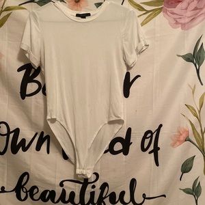 Forever21 ,White bodysuit , Size medium